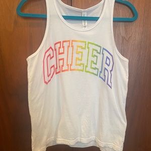"Cheer" Tank Top, Size L (14-16), Like New